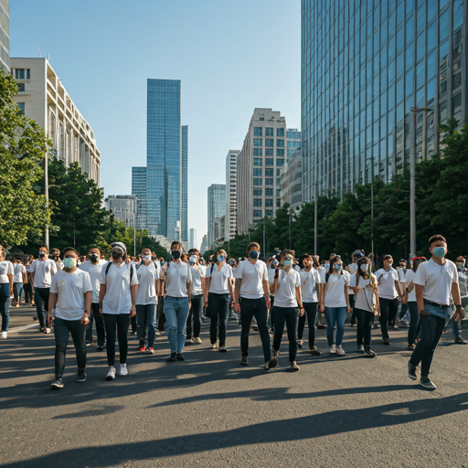 群体协作与公民力量的象征